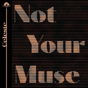 Minimalist album cover featuring the text “Not Your Muse” in elegant serif typography on a neutral background, designed with refined contrast and typographic balance.