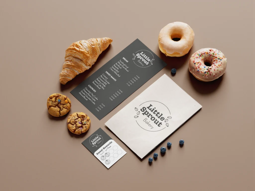 Menu Design, Packaging Logo, Stamp Card, Loyality Card Design 