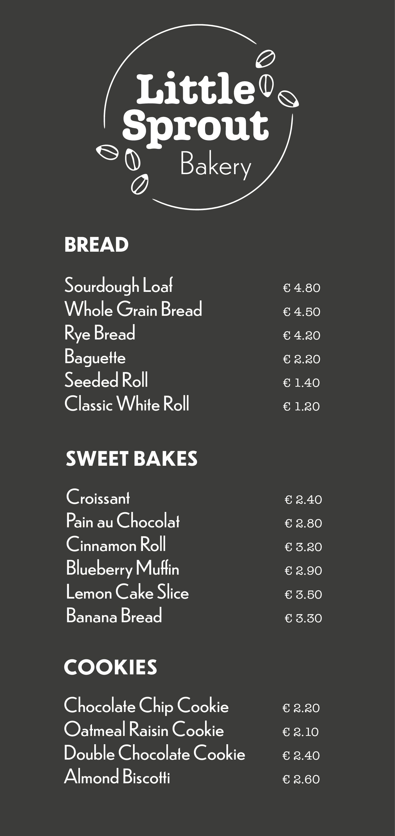 CI Design for an urban bakery, minimalist, handicraft design, playful and inviting